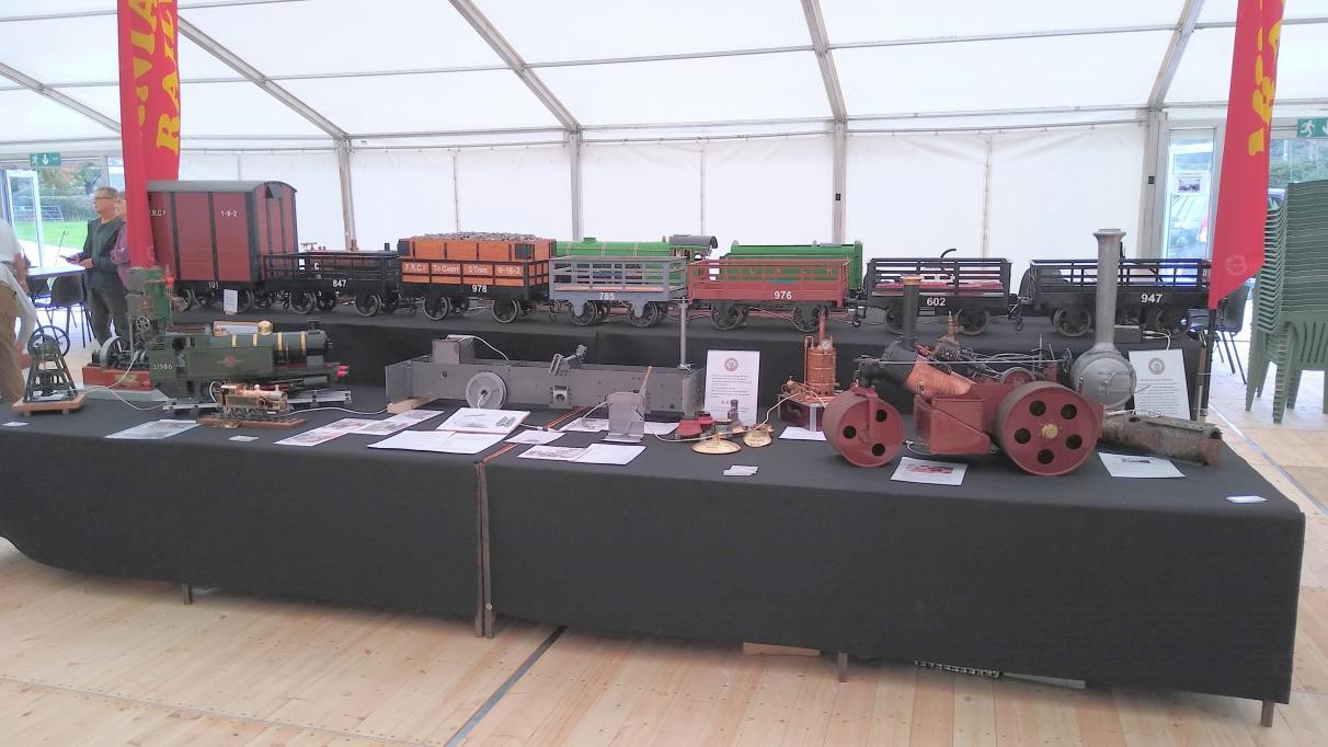 Our show stand displays the variety of members interests